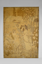 将图片加载到图库查看器,Paire de tapisseries Art Nouveau "La Fête du Printemps" par Eugène Grasset, 1900