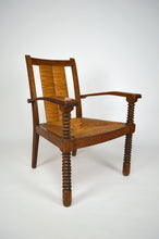 将图片加载到图库查看器,Fauteuil Moderniste en hêtre clair