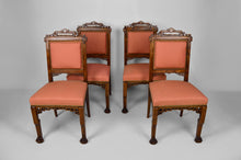 将图片加载到图库查看器,Lot de 4 chaises japonisantes attribuées à Gabriel Viardot, France, circa 1880