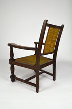 将图片加载到图库查看器,Fauteuil Moderniste en hêtre foncé