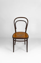 将图片加载到图库查看器,Lot de 4 Chaises Thonet en bois courbé à assises décorées