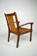 将图片加载到图库查看器,Fauteuil Moderniste en hêtre clair