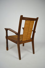 将图片加载到图库查看器,Fauteuil Moderniste en hêtre clair