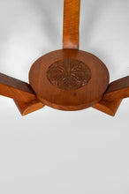 将图片加载到图库查看器,Guéridon sculpté Art Deco Colonial vers 1930