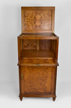 将图片加载到图库查看器,Bar Art Déco en noyer et loupe d'orme, France, circa 1925