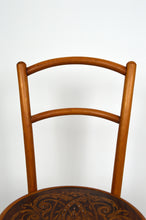 将图片加载到图库查看器,Chaise bistrot par J&J Kohn avec assise décorée