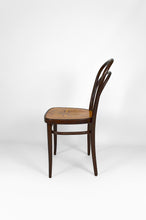 将图片加载到图库查看器,Lot de 4 Chaises Thonet en bois courbé à assises décorées