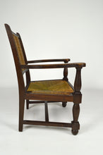将图片加载到图库查看器,Fauteuil Moderniste en hêtre foncé