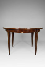 将图片加载到图库查看器,Table ronde Art Déco en acajou par Jacques Adnet vers 1940