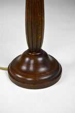 将图片加载到图库查看器,Lampe Art Déco à pied cannelé, France, circa 1925
