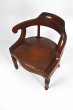 将图片加载到图库查看器,Fauteuil de bureau à crosses style Napoléon III, circa 1880