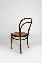将图片加载到图库查看器,Lot de 4 Chaises Thonet en bois courbé à assises décorées