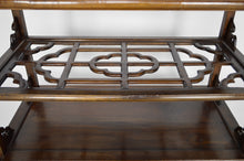 将图片加载到图库查看器,Vestiaire / porte manteau asiatique en bois sculpté de dragons