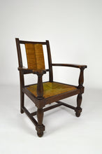 将图片加载到图库查看器,Fauteuil Moderniste en hêtre foncé