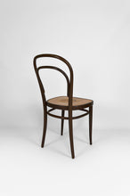 将图片加载到图库查看器,Lot de 4 Chaises Thonet en bois courbé à assises décorées