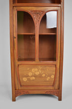 将图片加载到图库查看器,Vitrine Art Nouveau par Gauthier-Poinsignon en acajou sculpté et marqueté, vers 1910