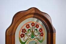 将图片加载到图库查看器,Miroir Art Nouveau à scène peinte bucolique, circa 1900