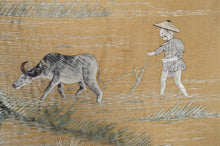 将图片加载到图库查看器,Grande tapisserie Vietnamienne au tigre, vers 1890