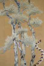 将图片加载到图库查看器,Grande tapisserie Vietnamienne au tigre, vers 1890