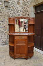 将图片加载到图库查看器,Desserte Art Nouveau en chêne sculpté de vigne, par Gauthier-Poinsignon