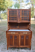 将图片加载到图库查看器,Buffet Art Nouveau par La Ruche en merisier sculpté, 1911