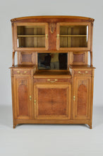 将图片加载到图库查看器,Buffet Art Nouveau en chêne et loupe, modèle au platane