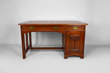 将图片加载到图库查看器,Bureau Art Nouveau en Acajou par a.b c.e. Jonsson, Suède, vers 1900