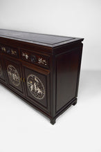 将图片加载到图库查看器,Enfilade en bois marqueté de Nacre, Asie, milieu XXe
