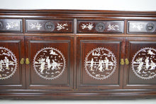 将图片加载到图库查看器,Enfilade en bois marqueté de Nacre, Asie, milieu XXe