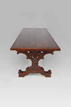 将图片加载到图库查看器,Table Anglaise Neogothique en acajou vers 1840