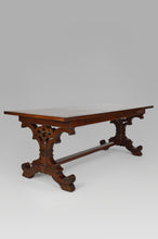 将图片加载到图库查看器,Table Anglaise Neogothique en acajou vers 1840