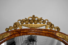 将图片加载到图库查看器,Miroir Art Déco, dorure et loupe d'Amboine, dans le goût de Maurice Dufrène, circa 1925