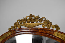 将图片加载到图库查看器,Miroir Art Déco, dorure et loupe d'Amboine, dans le goût de Maurice Dufrène, circa 1925