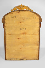 将图片加载到图库查看器,Miroir Art Déco, dorure et loupe d'Amboine, dans le goût de Maurice Dufrène, circa 1925