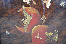 将图片加载到图库查看器,Guéridon japonisant en bois sculpté et panneaux laqués, France, vers 1880