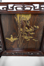 将图片加载到图库查看器,Guéridon japonisant en bois sculpté et panneaux laqués, France, vers 1880