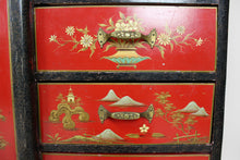 将图片加载到图库查看器,Armoire laquée Art Déco d'inspiration Asiatique attribuée à Eugène Tabouret, circa 1925