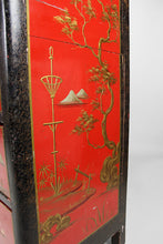 将图片加载到图库查看器,Armoire laquée Art Déco d'inspiration Asiatique attribuée à Eugène Tabouret, circa 1925