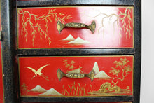 将图片加载到图库查看器,Armoire laquée Art Déco d'inspiration Asiatique attribuée à Eugène Tabouret, circa 1925