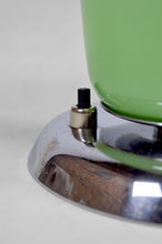 将图片加载到图库查看器,Lampe Art Deco en chrome et verre céladon, France, circa 1930