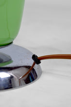将图片加载到图库查看器,Lampe Art Deco en chrome et verre céladon, France, circa 1930