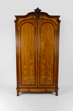 将图片加载到图库查看器,Armoire Art Nouveau marquetée en acajou, France, circa 1900