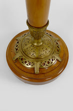 将图片加载到图库查看器,Lampadaire Art Nouveau en merisier par Paul Follot, circa 1920