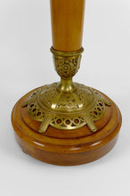 将图片加载到图库查看器,Lampadaire Art Nouveau en merisier par Paul Follot, circa 1920