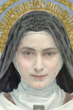 将图片加载到图库查看器,Lithographie Sainte Thérèse de Lisieux par Edgard Maxence, 1927
