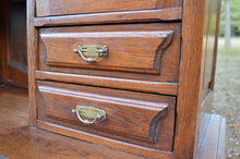 将图片加载到图库查看器,Salle à manger Art Nouveau en chêne sculpté, 8 éléments