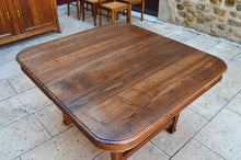 将图片加载到图库查看器,Buffet + Table Art Nouveau en noyer sculpté, circa 1900