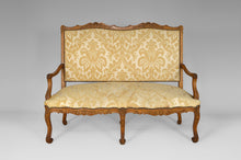 将图片加载到图库查看器,Banquette style Louis XV en chêne sculpté