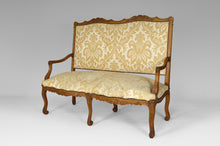 将图片加载到图库查看器,Banquette style Louis XV en chêne sculpté