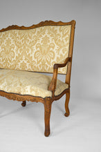 将图片加载到图库查看器,Banquette style Louis XV en chêne sculpté